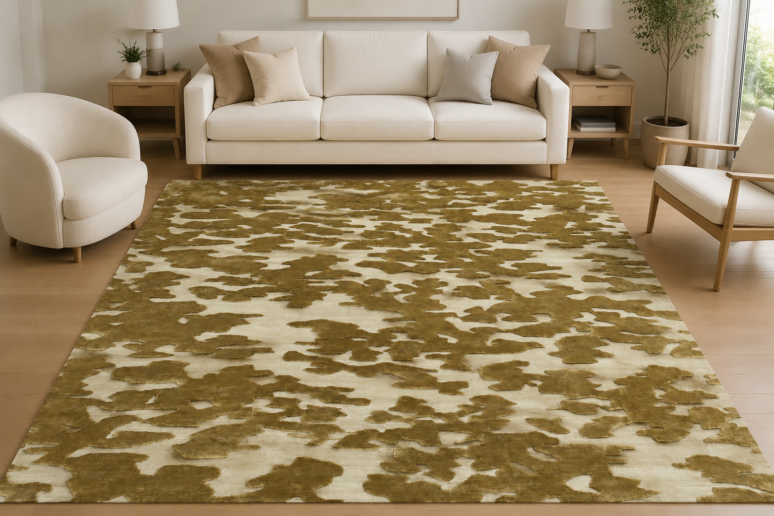 Hand Knotted Woollen Carpet – Wool, handmade Semi-Worsted New Zealand Wool rug